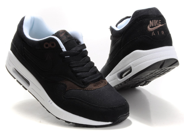 New Men'S Nike Air Max Black/Saddlebrown